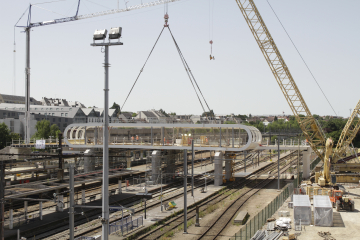 Assistance technique à maîtrise d’ouvrage conception - réalisation d’une passerelle piétonne​ Pôle Gare de Chartres (28)