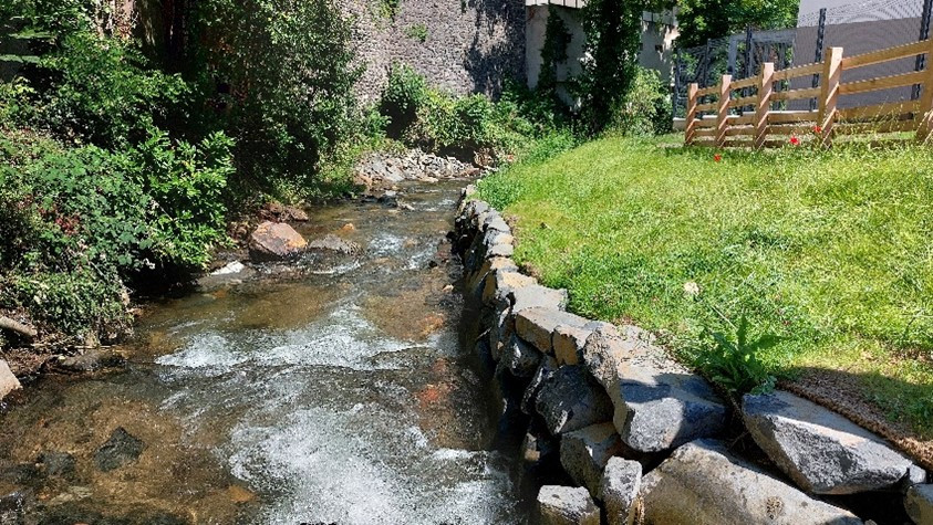 Renaturation de la rivière La Tiretaine à Chamalières (63)