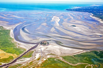Aménagements hydrauliques pour le Mont Saint-Michel